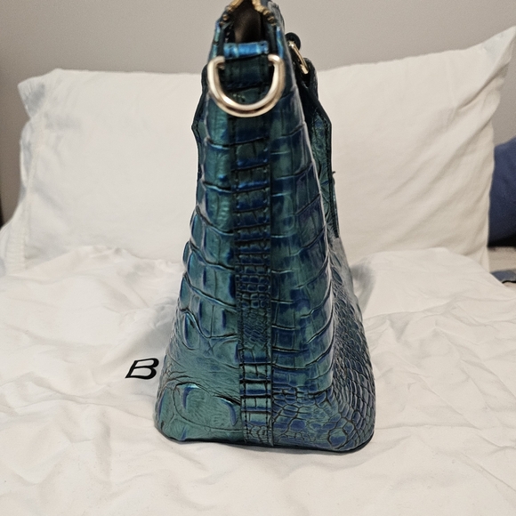 Brahmin Peacock Duxbury, Ady Wallet and non Brahmin bag charm - Picture 6 of 9